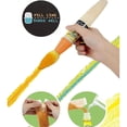 thumbnail image 4 of LSLJS Sidewalk Chalk Paint Brush Red/Yellow/Bule Paint Brush Chalk Set, 4 of 5