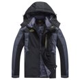 thumbnail image 2 of LSLJS Mens Winter Thickening Velvet Hoodie Warmth Wind Protection Outdoor Coat( Black, L), 2 of 9