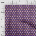 thumbnail image 2 of oneOone Silk Tabby Violet Fabric Onam Kathakali Craft Projects Decor Fabric Printed By The Yard 42 Inch Wide, 2 of 4