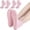 Pink, variant on Set of 2 Pairs: Unisex Moisturizing Silicone Socks—Thickened, Non-Slip Footwear Designed for Repairing Dry, Cracked Feet and Heels; Ultra-Elastic, Soft "Foot Spa" Beauty Socks.,White,S