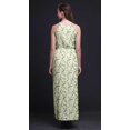 thumbnail image 4 of Bimba Robe Longue de Soirée Imprimée pour Femmes, Col Rond, Fentes Latérales, Grande Taille, 4 of 6