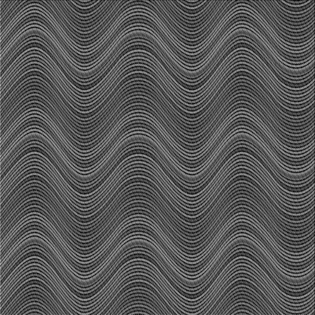 Ahgly Company Tapis d'Intérieur Lavables à la Machine, Carrés, Transitionnels, Noir