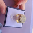 thumbnail image 2 of TIMIFIS Bagues pour Hommes Mode Homme Diamant Mode Bijoux en Diamant Cadeau de la Saint-Valentin, 2 of 5