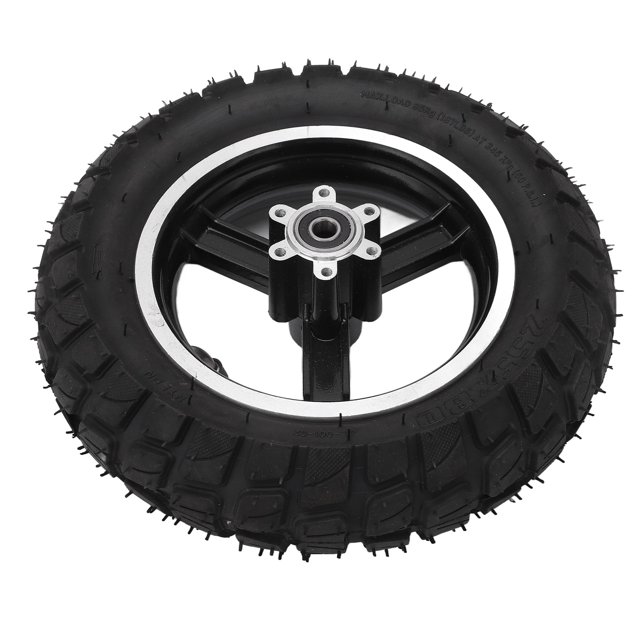 Electric Scooter Tire, 255x80 Tire Anti Slip Shock Absorption Impact Resistance For Safe Cycling