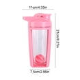 thumbnail image 3 of Jubipavy 1 Handheld Sports Water Cup 500ml Protein Powder Shaking Cup With Water Capacity Scale Mixers Water Cup, 3 of 6