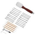 thumbnail image 1 of Leather Craft Tools Set, Manual Clear Texture Elegant Appearance DIY Leather Craft Tools Portable  For Sewing Carving For DIY Leather Crafts, 1 of 8