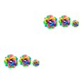 thumbnail image 1 of Maytalsory 3pcs/set Pet Dog Toy Interactive Rubber Balls For Dogs Safe And Non-Toxic Suitable For All Breeds As Shown 2Set, 1 of 6