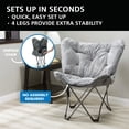 thumbnail image 4 of Mainstays Butterfly Folding Chair, 4 of 8
