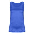 thumbnail image 4 of UPPADA Womens Shapewear Tank Top with Built In Bra Seamless Body Shaper Slimming Compression Camisole Tank Tops Seamless Cami Tank Top Stretch Comfy Soft Base Tees Blue,S, 4 of 6