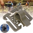 thumbnail image 3 of 10Pcs Water Tube Clip, Adjustable Backpack Drink Tube Clip Rotatable Outdoor Backpack Buckle Backpack Accessories for Climbing, Hiking, 3 of 8