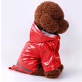 thumbnail image 4 of lionlar Chien Imperméable Loisirs Léger Chiot Manteau Réfléchissant Veste de Pluie avec Rouge S, 4 of 6