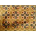 thumbnail image 4 of oneOone Coton Tissu Cambic Check & Triangle Imprimé Ikat Tissu BTY 56 Pouces de Large, 4 of 4