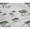 thumbnail image 4 of oneOone Polyester Lycra Fabric Tree & Animals Ikat Print Fabric BTY 56 Inch Wide, 4 of 4