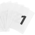 thumbnail image 2 of HLONK Digital Card 10 Pcs Number Cards 1-10 for Tabletop Plastic Customer Service Convenience Practical Bride White, 2 of 6