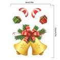 thumbnail image 4 of Christmas Static Sticker Fridge Window PVC Decal Home Office Shop Self-adhesive Decoration, Bell, 4 of 8