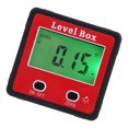 thumbnail image 1 of Protracteur Angle Horizontal Compteur Numérique Inclinomètre Boîte de Niveaux Électronique Base Magnétique Outils de Mesure Rouge, 1 of 6