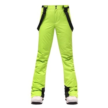 XZNGL Women Waterproof Insulated Snowboard Suspenders Pants Snow Ski Bib Trousers