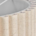 thumbnail image 3 of Bouclair Gold Floor Lamp Pleated Shade, 3 of 6