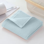 Blateno Towel and Linen Mart Cotton - Wash Cloth Set - Flannel Face Cloths, Highly Absorbent and Soft Feel Fingertip Towels, Honeycomb Face Towel Absorbent Lint