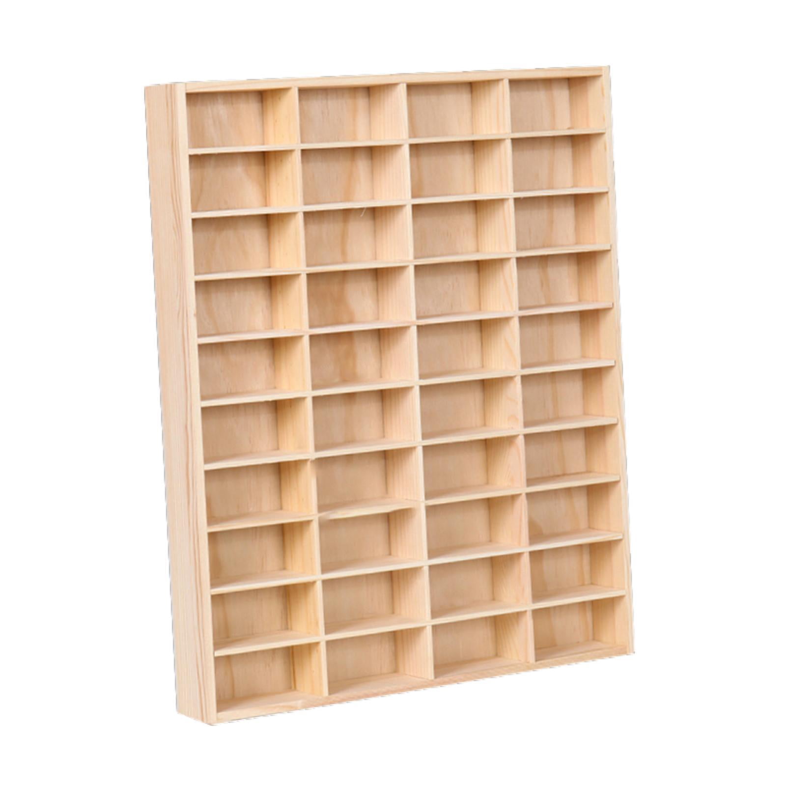 Bunblic Model Car Display Stand Wooden Shelves Protection Action Figure Display Shelf for Action Figures Model Vehicles Window Display