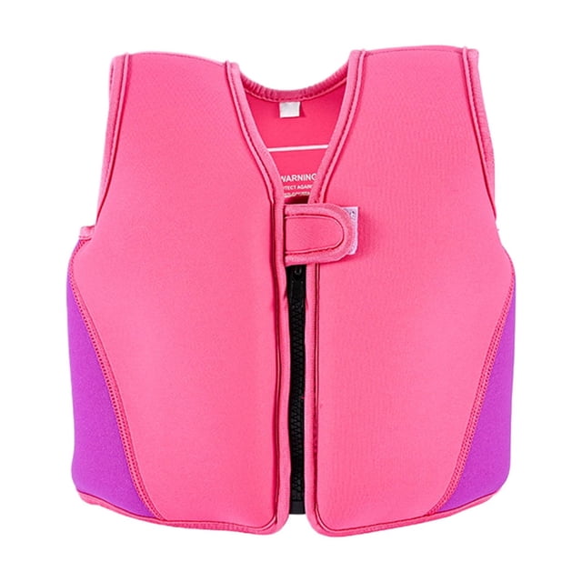 mmirethe Floatation Jacket Training Vest With Disassembleable Cotton Fills Long-lasting Protection Breathable Pink S