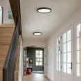 thumbnail image 3 of Westinghouse 15-inch Black 30 Watt LED Flush Mount Ceiling Fixture with Color Temperature Selection, 3 of 4