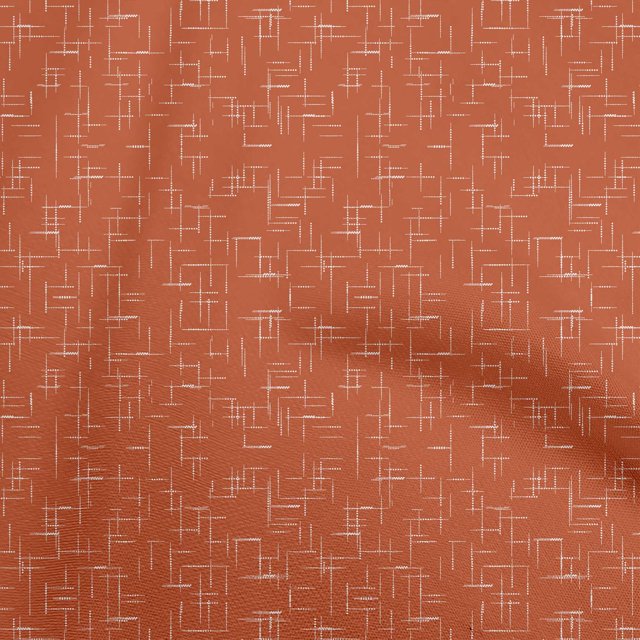 oneOone Velvet Orange Fabric Abstract Fabric For Sewing Printed Craft Fabric By The Yard 58 Inch Wide