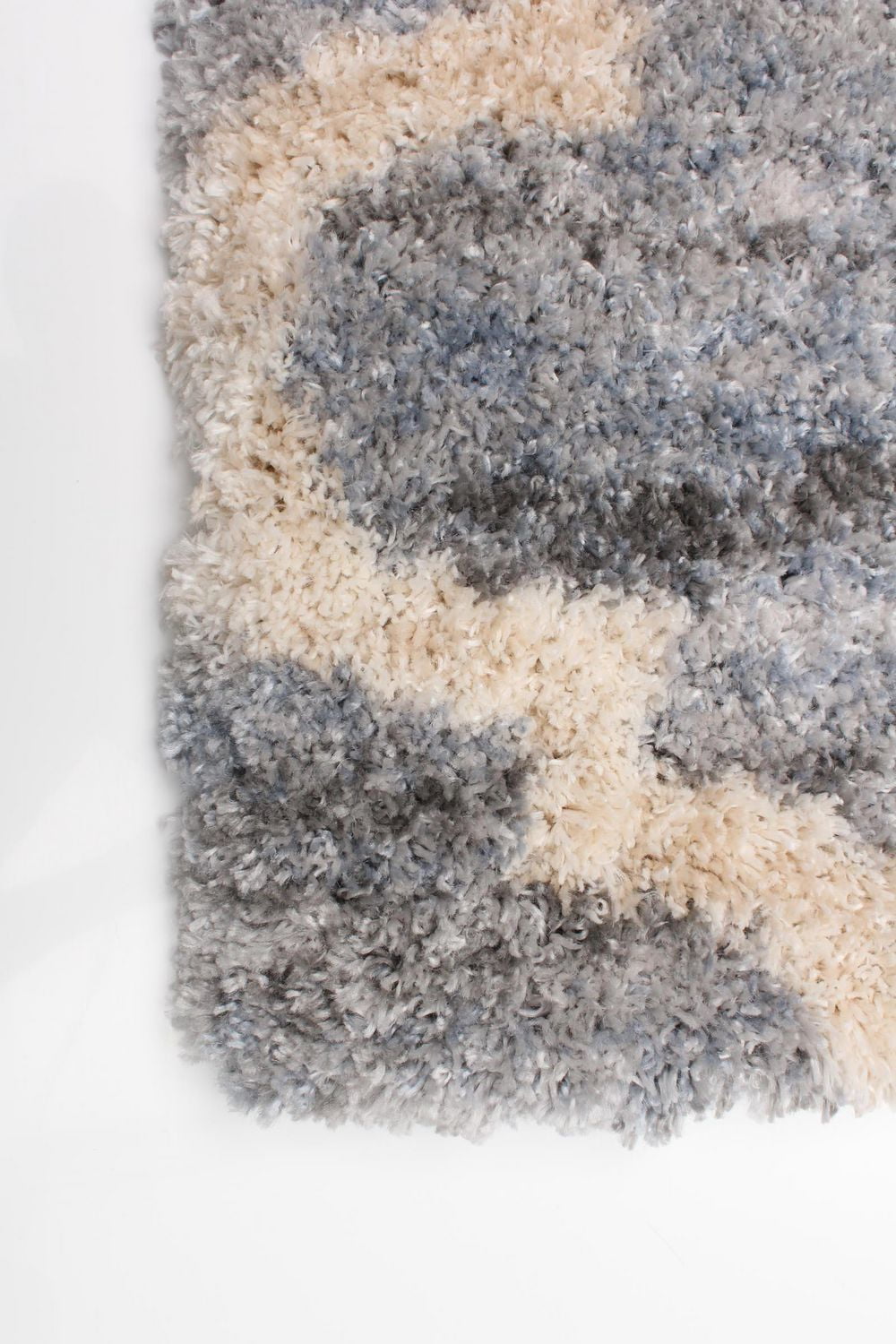 ECARPET Trellis Frise Moelleuse pour Chambre à Coucher, Collection Annica Ultra Douce et Pelucheuse