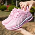 thumbnail image 1 of Women's Ultra-Lightweight Knitted Running Shoes - Air-Padded Comfort, Enhanced Breathability, Perfect for Daily Jogging and Fitness Routine, 1 of 5