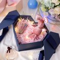 thumbnail image 4 of Lksixu Open Door Ribbon Bow Heart Shaped Gift Box Wedding Accompaniment Gift Box Holiday Cosmetic Gift Box Storage Bins Organizers and Storage, 4 of 6