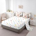 thumbnail image 3 of Ensemble de Literie Cartoon Unicorn Grand Lit 7 Pcs, Ensemble de Douillette Cheval Magique, Ensembles de Douillette d'Animaux Mignons Roses Rouges et Roses Lit Tout-en-un, Accessoires de Literie Aquarelle Dessinés à la Main pour Enfants Garçons Filles, 3 of 4