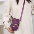 thumbnail image 2 of SLYNSHome Crossbody Backpack,Multipurpose Chest Bag with Adjustable Strap for Hiking Travel Work Hands-Free - Purple, 2 of 7