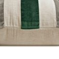 thumbnail image 3 of Pillow Covers, Emerald Green 22"x22" (55x55 cm) Pillow Covers, Velvet Patchwork Throw Pillows For Sofa, Striped Pattern Modern Style - Velvet Band Emerald, 3 of 4