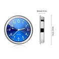 thumbnail image 3 of Universal Car Dash Clock Luminous Quartz Watch Ornament Car Mounted Metal Clocks, 3 of 8