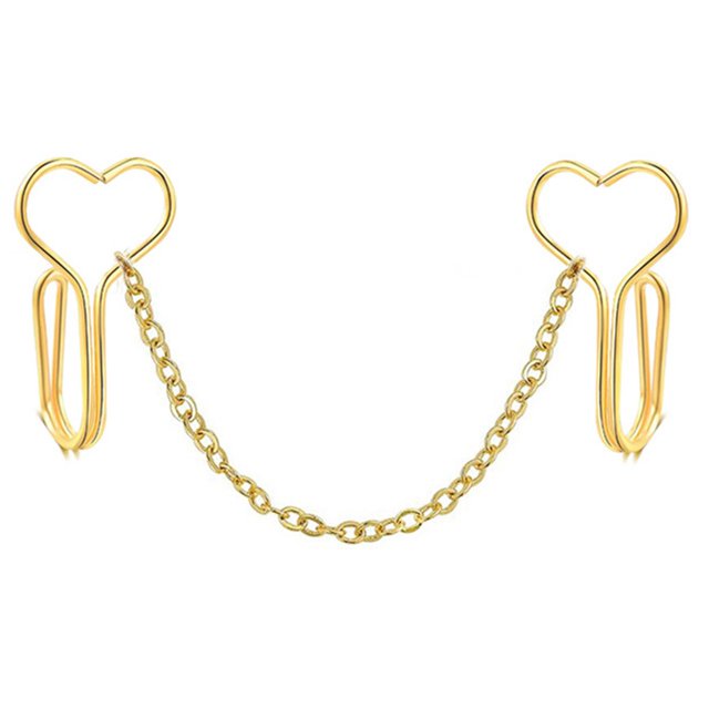 Stainless Steel Nose Chain: Non Piercing Nostril Chain Nose Jewelry for Women