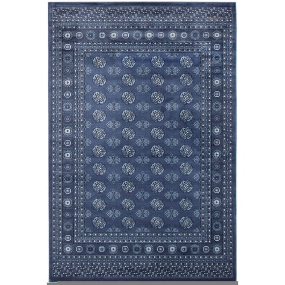 Tekke Oriental Area Rug for Living Room, Dining Room, Bedroom