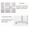 thumbnail image 2 of 5 Tier Metal Plant Stand Holder,Adjustable Multiple Flower Pot Holder Shelves, Planter Shelf Display Rack Storage Organizer for Balcony Garden Indoor Outdoor Corner(Dark Grey), 2 of 5
