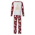 thumbnail image 3 of RXMEKW Ensemble de Pyjama Imprimé Arbre de Noël Vêtements de Nuit Assortis pour Femmes Hommes Enfants Rouge, 3 of 7