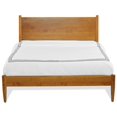thumbnail image 3 of Mid-century Panel Bed - King Size - castanho Finish, 3 of 9