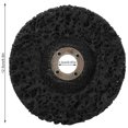 thumbnail image 5 of Sanding Wheel Paint Rust Removal Grinding Disc removal disc; rust Stainless Steel Polishing Wheel, Black, 125mm, 22mm Inner Hole, 5 of 5
