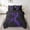 Black Purple, variant on 7 Pcs Lightning Comforter Set,Mysterious Sky Natural Disaster Trippy Bedding Set,Modern Blue Lightning 3D Print Bed Set(Comforter+Fitted+Flat Sheet+Pillowcases+Pillow Covers),Twin