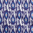 thumbnail image 1 of oneOone Velvet Dark Blue Fabric Ikat Sewing Craft Projects Fabric Prints By Yard 58 Inch Wide, 1 of 4