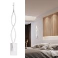 thumbnail image 4 of Tachiuwa Nordic Wavy Lamp Bedroom Lamp White Light White Shell, 4 of 9