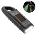 thumbnail image 2 of Hand Crank Solar Powered Flashlight, Emergency Rechargeable LED Flashlight, Survival Flashlight, Quick Snap Carbiner Dynamo Flashlight Torch for Outdoor Sports, 2 of 2