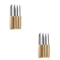 thumbnail image 2 of Langgg 1/2/3 4 Pieces Modeling Clay Tool Semicircle Pottery Shaping Manual Handmade Handicraft Household Professional Punch 1 2PCS, 2 of 6