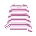 thumbnail image 4 of Chandails à Manches Longues pour Filles en Liquidation Chandails à Manches Longues pour Filles à Imprimés Jolis Chandails Ras du Cou Hauts Blouses Habillées Décontractées Vêtements Bébé Chandail Ras du Cou Roses 3T, 4 of 6