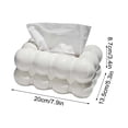 thumbnail image 3 of Openpig Tissue Box White Minimalist Design for Home Décor, Fireplace, Bedroom, Kitchen, Living Room, Centerpieces, 3 of 6