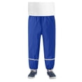 thumbnail image 3 of MIASHUI Pantalon de Pluie Réfléchissant Imperméable pour Garçons Filles, Léger, Bleu, 10-12 Ans, 3 of 4