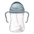 thumbnail image 4 of b.box - Sippy cup with Fliptop Straw, Drink from any Angle Weighted Straw, Spill Proof, Leak Proof & Easy grip BPA Free, Dishwasher safe Babies & Toddlers 240ml - Ocean, 4 of 5