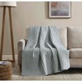 thumbnail image 1 of Social Standard by Sanctuary Solid Quilted Throw, Luxuriously Soft, Wrinkle Resistant, Easy Care, 1 of 1